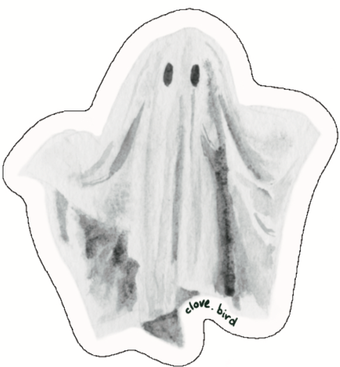 Ghost sticker